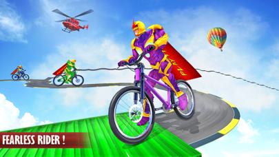 Superhero Cycle Stunts Racing Screenshot