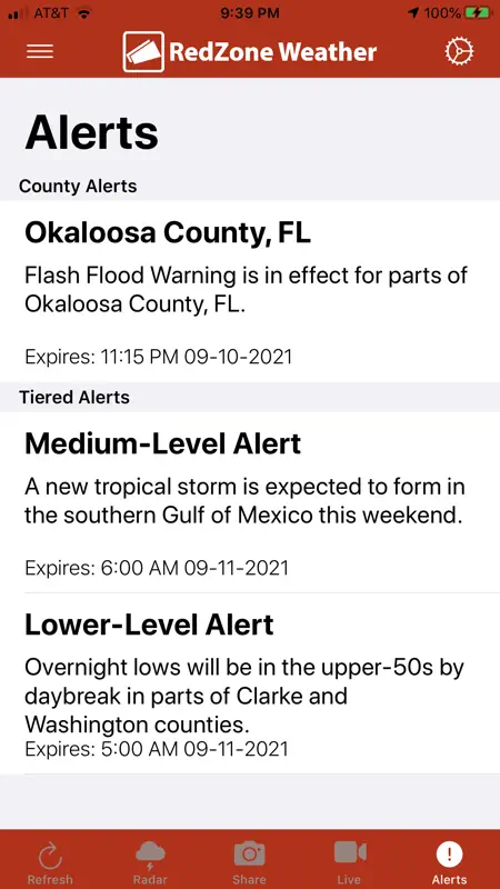 RedZone Weather screenshot 5 of 6