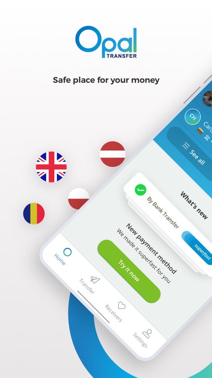 Transfer & Send Money: Opal
