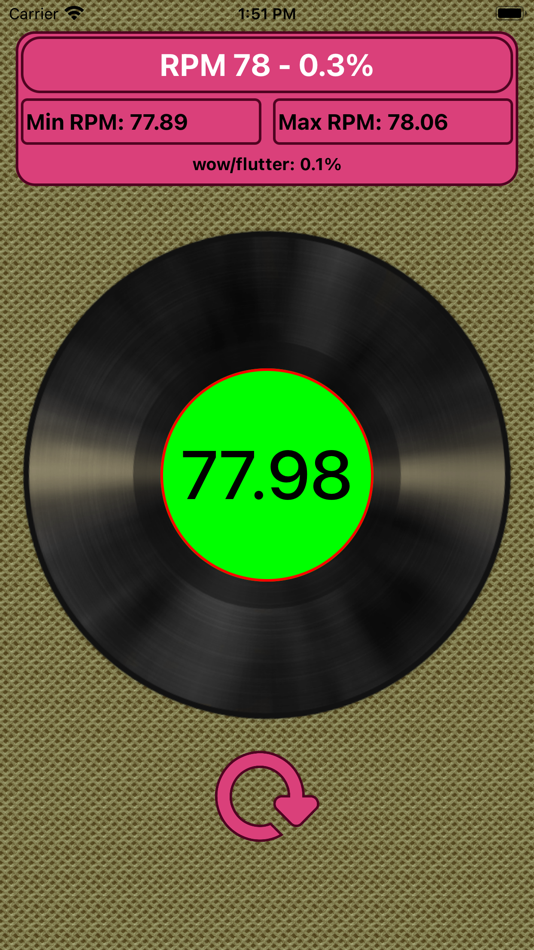 #10. RPM Meter for Turntable (iOS) 由: Krzysztof Gwiazda