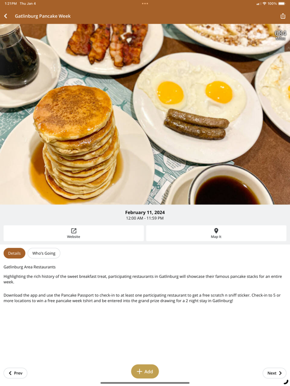 Visit Gatlinburg, Tennessee iPad screenshot 7 - Travel app