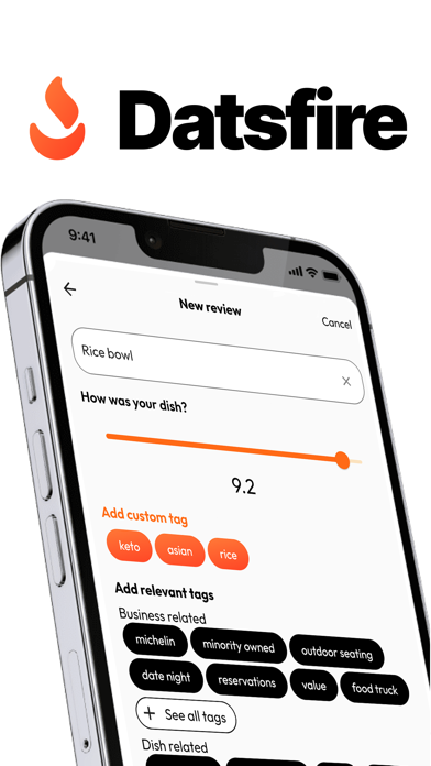 Datsfire iPhone screenshot 1 - Food & Drink app