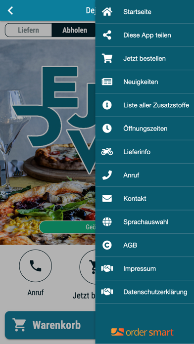 Dejavu Lieferservice Screenshot