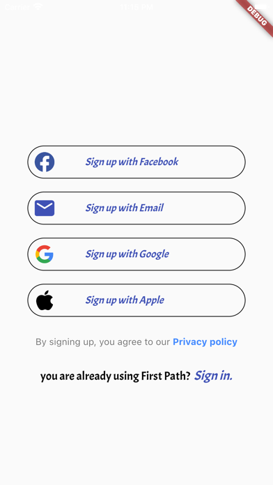 First Path Screenshot