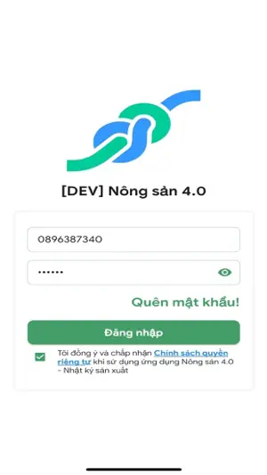 Nông sản 4.0-Nhật ký sản xuất screenshot 1
