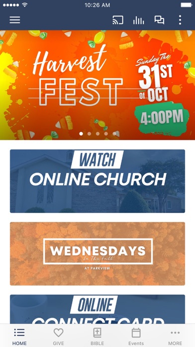 Parkview Baptist Screenshot