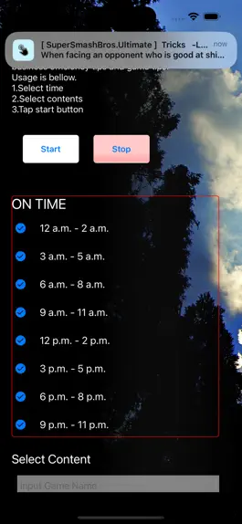 Game screenshot Game Tips reminder hack