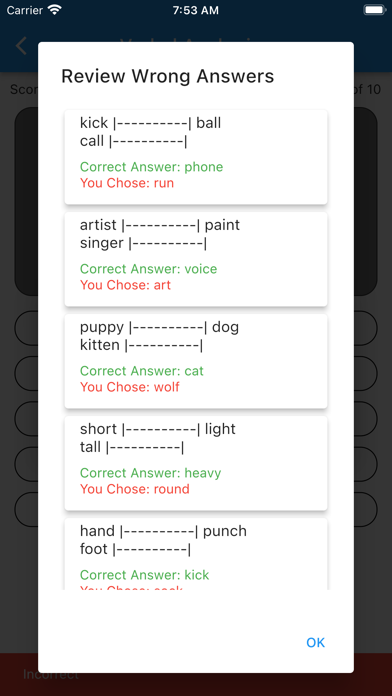 COGAT for Kindergarten Screenshot