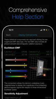 teslavision emf detector iphone screenshot 3