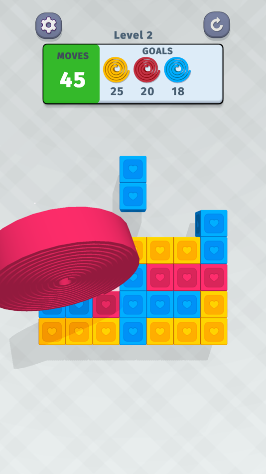 #4. Spiral Color Roll - 3d Puzzles (iOS) 由: 8Great, Games LLC
