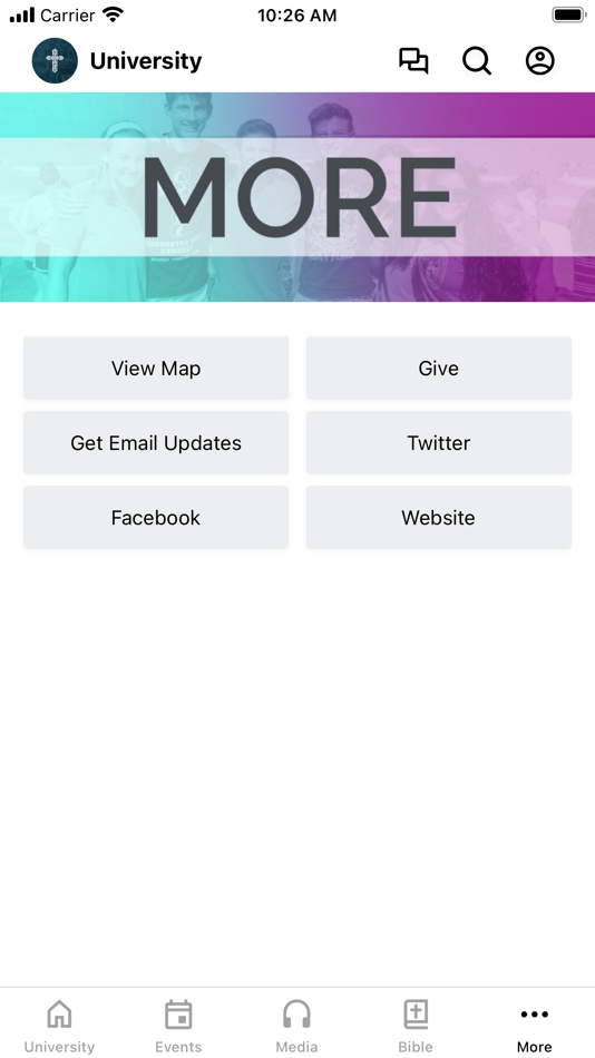 #4. University Methodist Church (iOS) Podle: University United Methodist Church