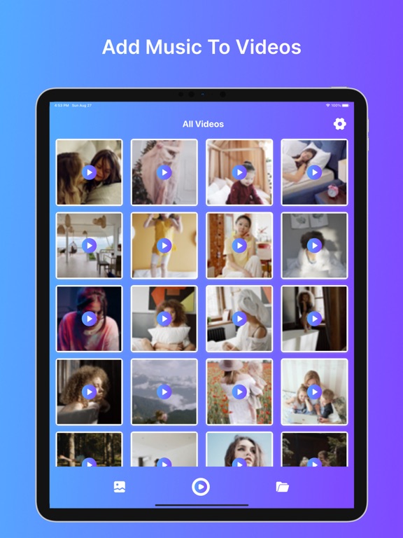 Screenshot #5 pour Add Music To Video & Photo