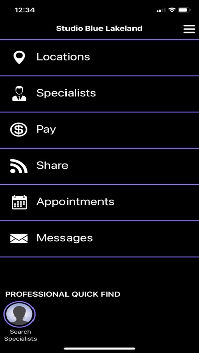 Studio Blue Salon Suites Screenshot