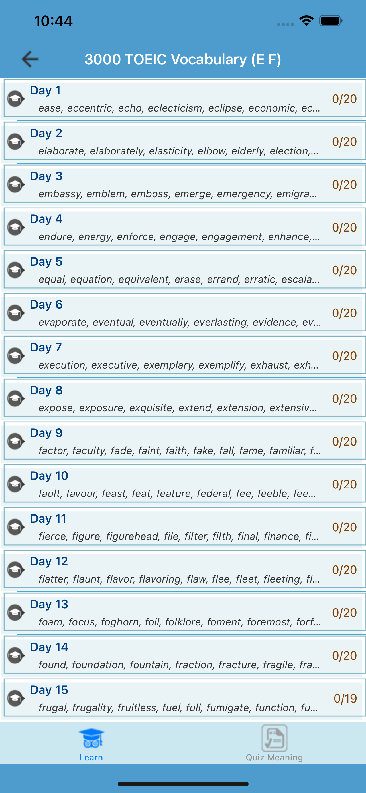 4000 TOEIC Vocabulary screenshot 2