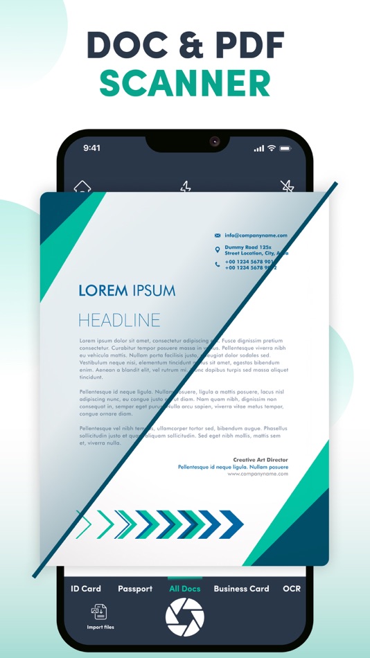 #1. Document & pdf scanner app (iOS) By: Dzine Media