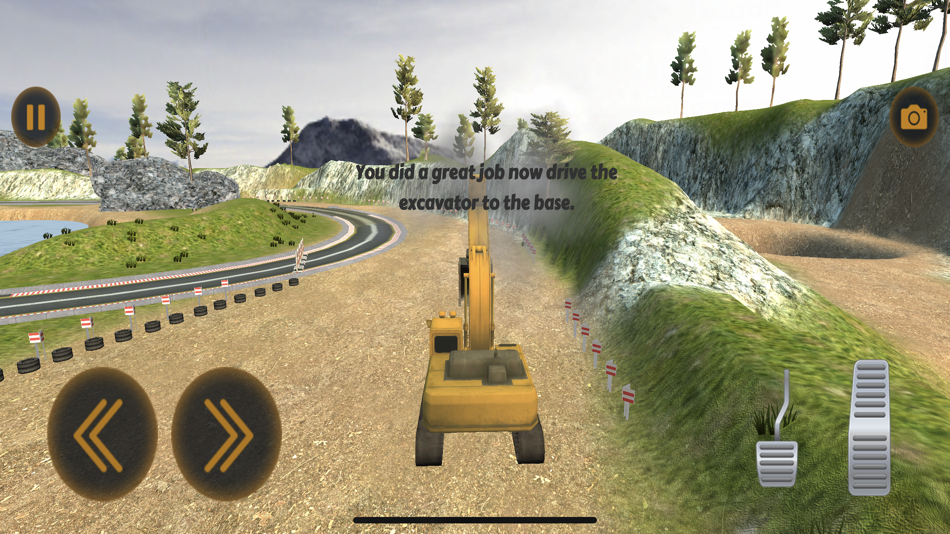 #4. Excavator Crane Driving Sim (iOS) Podle: Bilal Ahmad