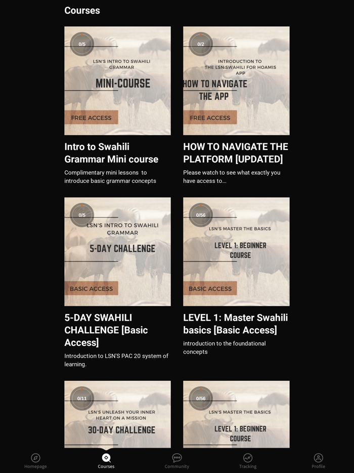 LSN SWAHILI FOR HOAMIs