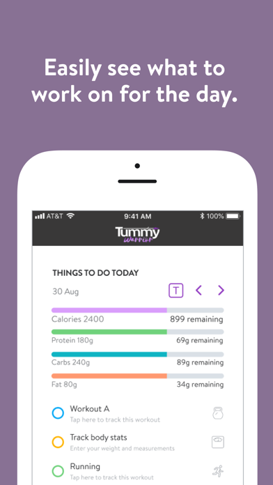 Tummy Warrior Fitness Screenshot