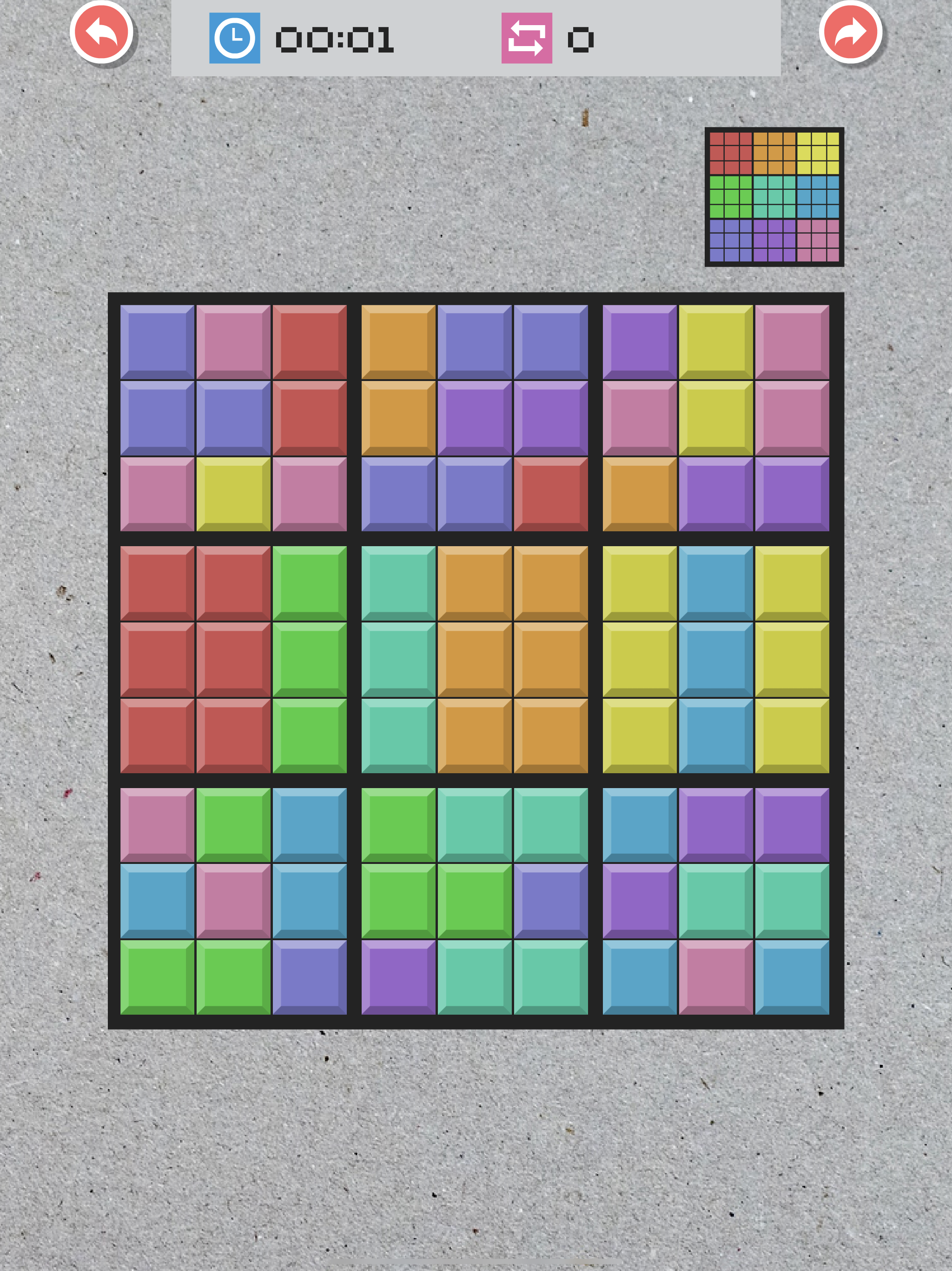 Magic Cube 2D