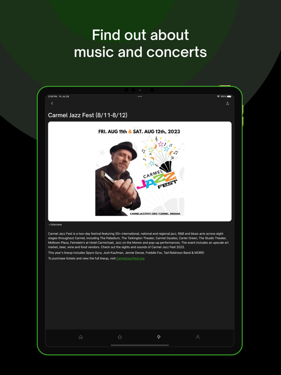 92.3 WTTS iPad screenshot 5 - Music app