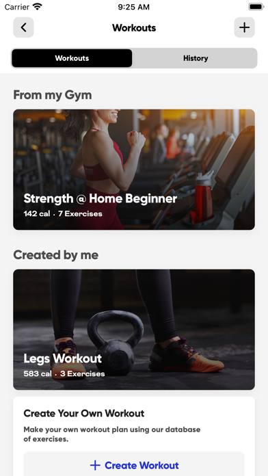 Plus Fitness Screenshot