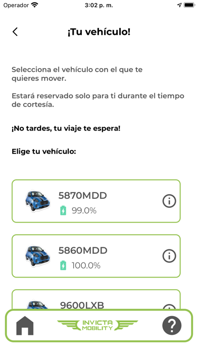 Invicta Mobility Screenshot