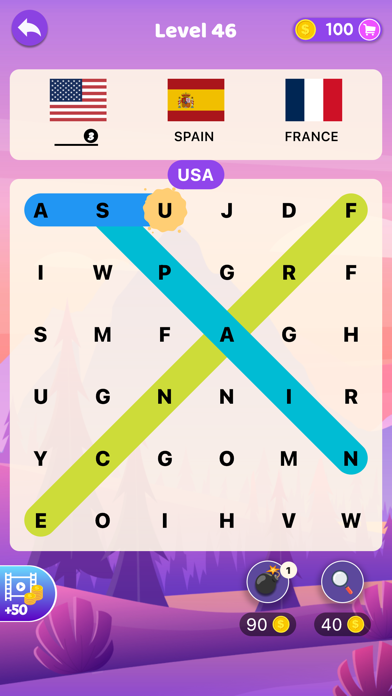 Word Puzzle Games Word Search Screenshot