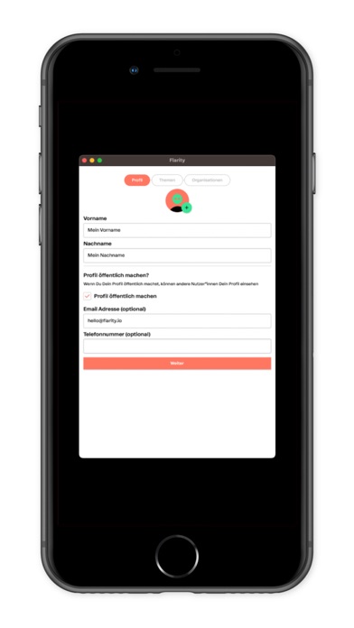 Screenshot 1 of Flarity App