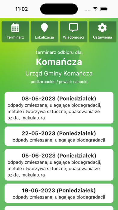 infoŚmieci Screenshot