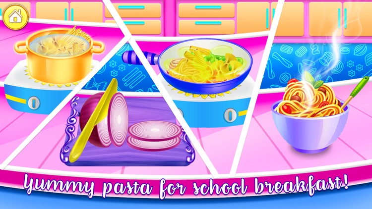 School Kids Breakfast Cooking screenshot-4