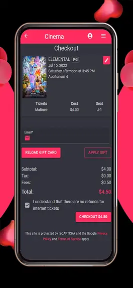 Game screenshot Platinum Cinemas apk