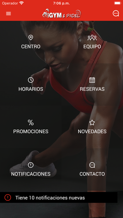 New Gym & Padel Screenshot