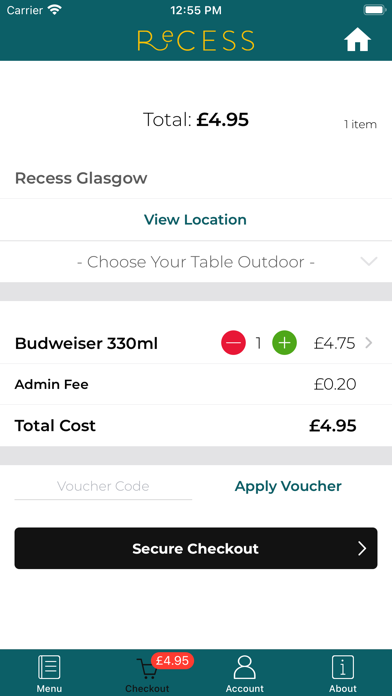 Recess Glasgow Screenshot