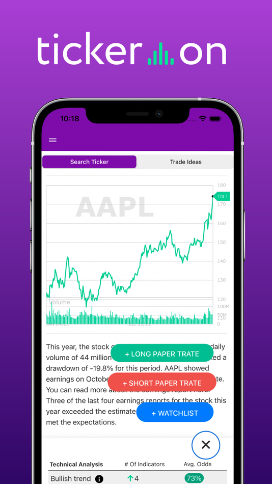 #2. Tickeron Stock Signals & Bots (iOS) 由: Tickeron