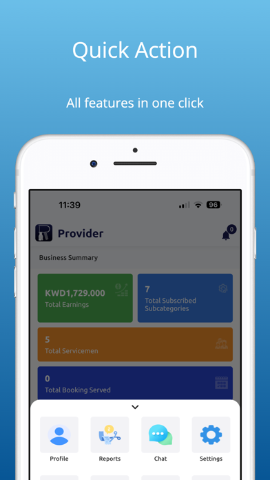 Repair Provider Screenshot