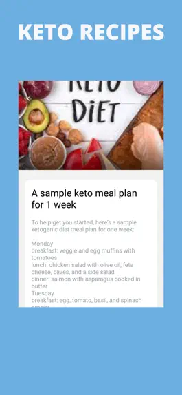 Game screenshot Easy Keto Diet Recipes apk