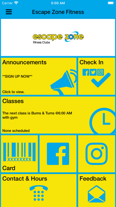Escape Zone Fitness Screenshot