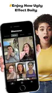 ugly face - funny face filters iphone screenshot 4