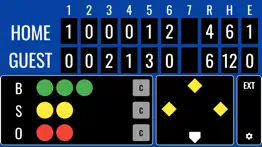 softball scoreboard iphone screenshot 1