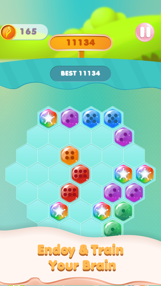 #4. Hex Merge Puzzle (iOS) By: Le Huy Phan