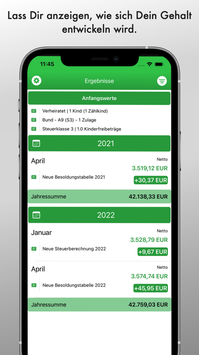 Rechner Besoldung Bund