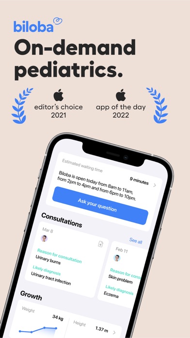 Biloba - On-demand doctors Screenshot