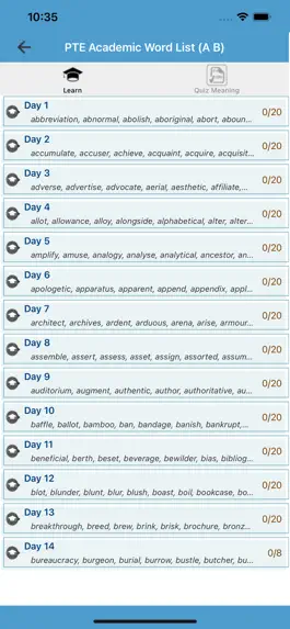 Game screenshot 3000 PTE Vocab apk