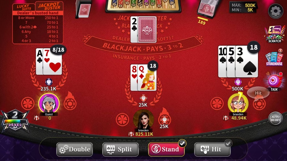 Blackjack 21 online card games - 2.5 - (iOS)