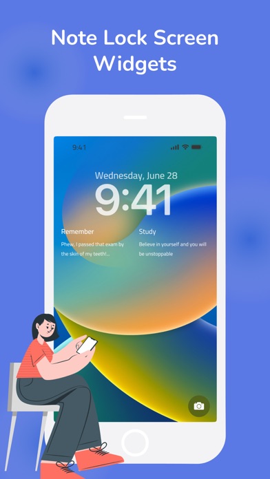 Color Note: Lock Notes Widget Screenshot