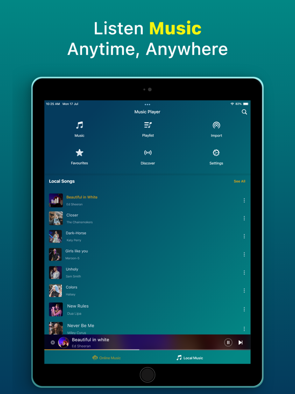Offline Music Player: Song iPad screenshot 4 - Music app