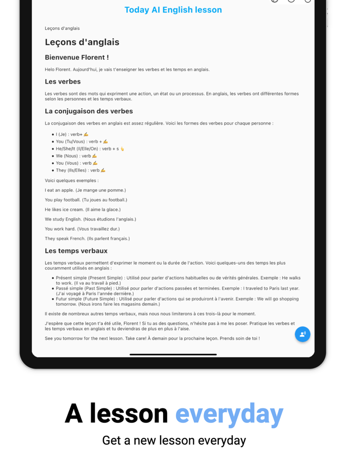 Daily English AI Tutor