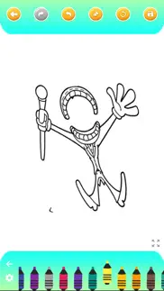 amazing coloring pages circus iphone screenshot 3
