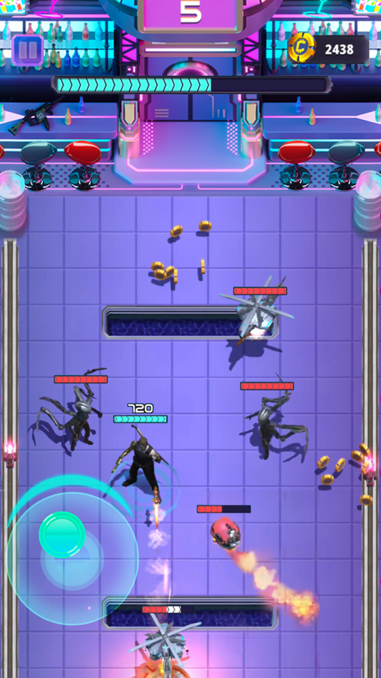 #8. Cyber Punk Hero: Roguelike RPG (iOS) By: APPWILL COMPANY LTD