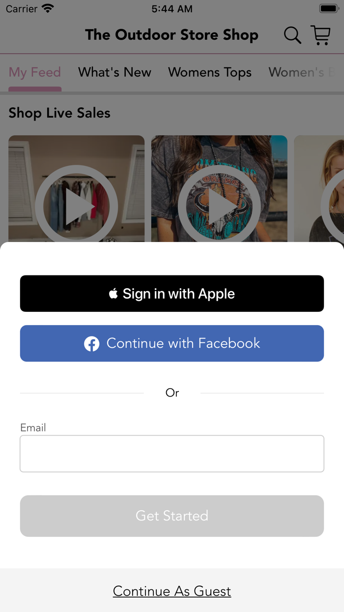 The Outdoor Store Shop